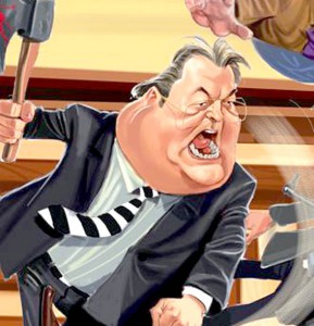 Corneliu Vadim Tudor caricatura